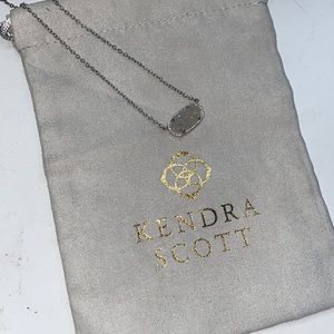 Kendra Scott silver adjustable necklace
